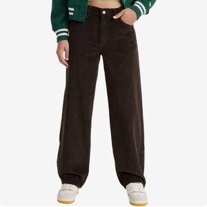 Levis Brown Corduroy Wide-Leg Pants